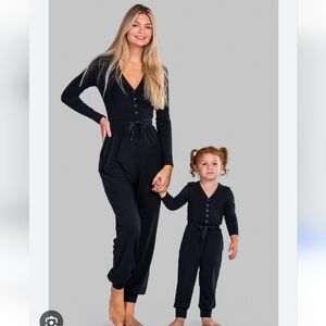 NWT ByEgreis Black Julianna V Neck Jumpsuit